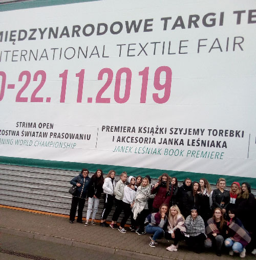 Wycieczka na Midzynarodowe Targi Fast Textile w Nadarzynie